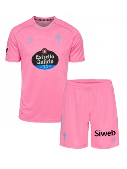 Billige Celta Vigo Tredjedraktsett Barn 2025-26 Kortermet (+ Korte bukser)